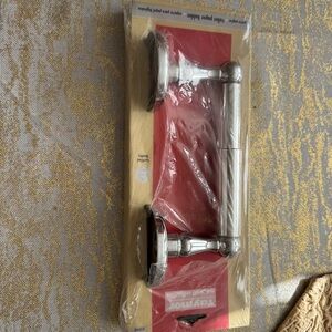 New-Chrome Double toilet paper holder